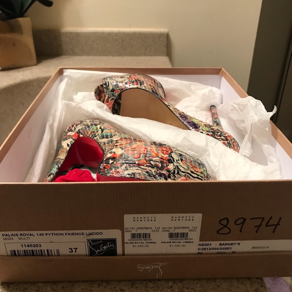 Christian Louboutin python heels - Picture 4 of 6